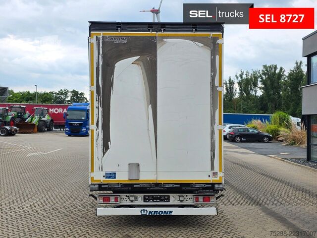 Otvorena poluprikolica sa ceradom KRONE SD / Hubdach / Liftachse / Mega