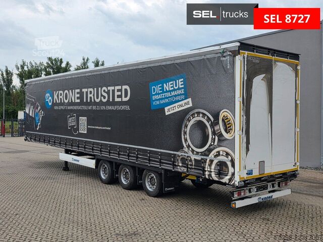 Otvorena poluprikolica sa ceradom KRONE SD / Hubdach / Liftachse / Mega