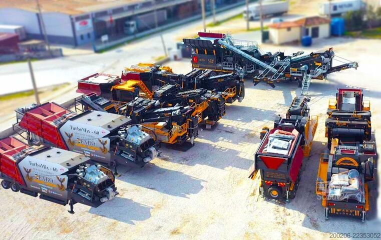 Mobilā betona maisīšanas iekārta FABO mobile concrete mixing plants 60 m³/h Mobile Concrete Mixing Plant