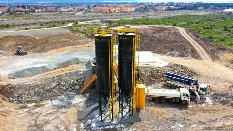 Mobil betongblandningsanläggning FABO mobile concrete mixing plants 100 m³/h Mobile Concrete Mixing Plant