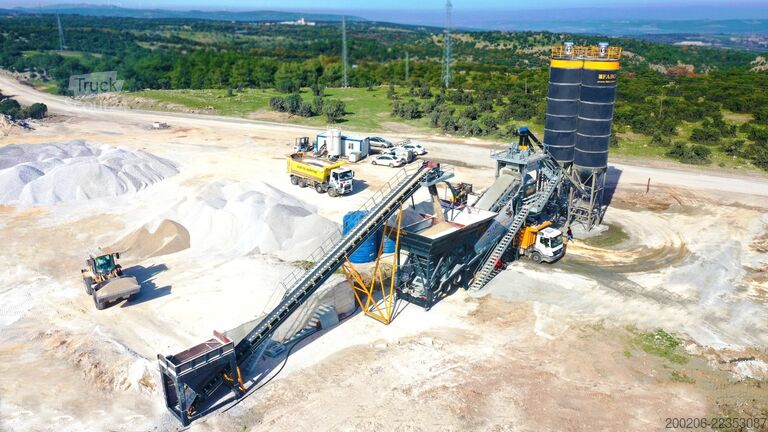Mobil betongblandingsanlegg FABO mobile concrete mixing plants 120 m³/h Mobile Concrete Mixing Plant