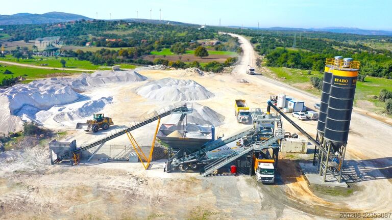 Mobil betongblandingsanlegg FABO mobile concrete mixing plants 120 m³/h Mobile Concrete Mixing Plant