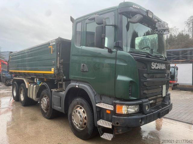 Camion basculante trilateral SCANIA G440 8x4 Dautel 3 Seitenkipper