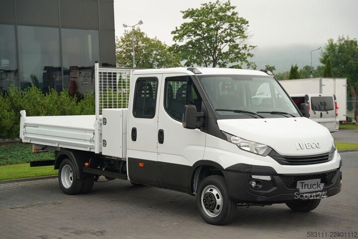 Kiepwagen bestelauto IVECO DAILY 35-140 / WYWROTKA ALUMINIOWA / BRYGADÓWKA