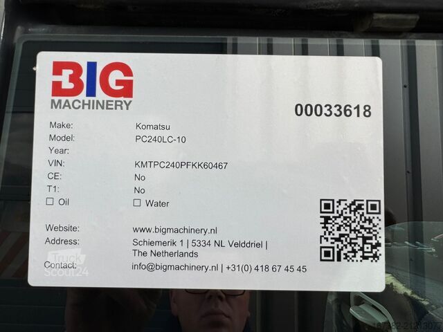 Raupenbagger Komatsu PC240LC-10