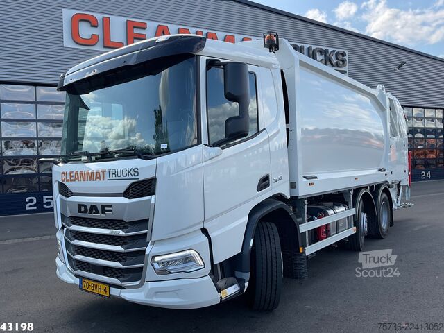 Šiukšlių surinkimo transporto priemonė DAF FAG XD 300 Geesink 20m³ met Liftmate Instaplift