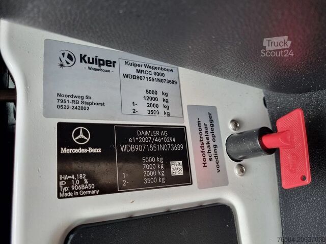βαλίτσα Mercedes-Benz Sprinter 516 CDI BE Clixtar/ Webasto/ 27 KUB/ N...