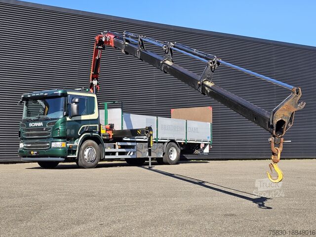 Ladepritsche Scania P320 4x2 / PALFINGER 14 t/m - 14.6 mtr.