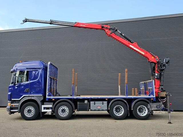 Ladepritsche Scania G440 8x4 / RETARDER / PALFINGER-EPSILON CRANE