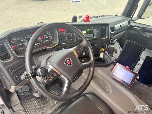 Bil for innsamling av avfall Scania P370 Waste Collection Truck with Washing System WA