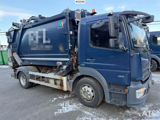  Mercedes-Benz Atego 1224, 2 compartment waste collection vehicle
