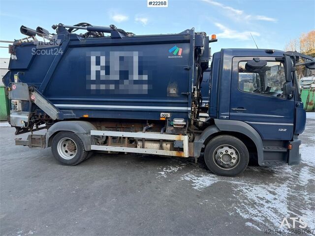  Mercedes-Benz Atego 1224, 2 compartment waste collection vehicle