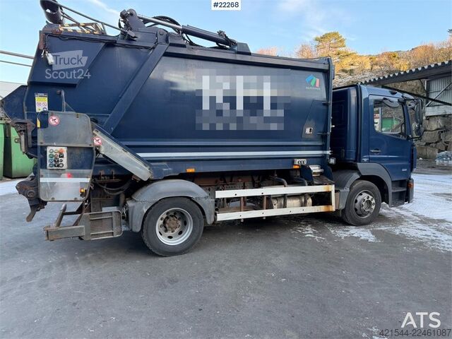  Mercedes-Benz Atego 1224, 2 compartment waste collection vehicle