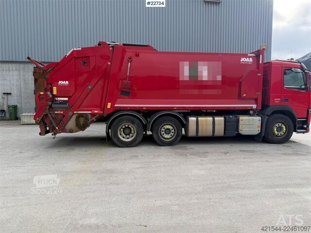  Volvo FM370 6x2 pusher with 2 chamber refuse truck with