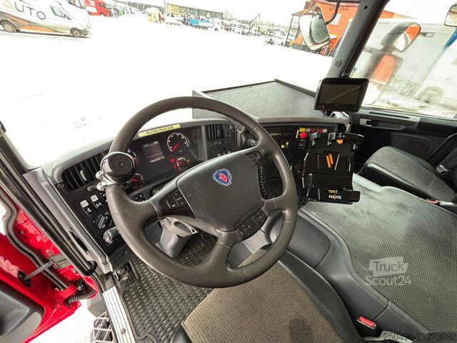 Camion aspirapolvere Scania P 420 8x4*4  Korp & son tank 14500 l + 1500 l /...