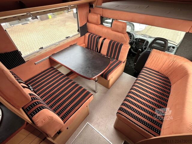 Alkovas kemperis EURAMOBIL A 695 VB - Etagenbetten - Garage - Markise - TV