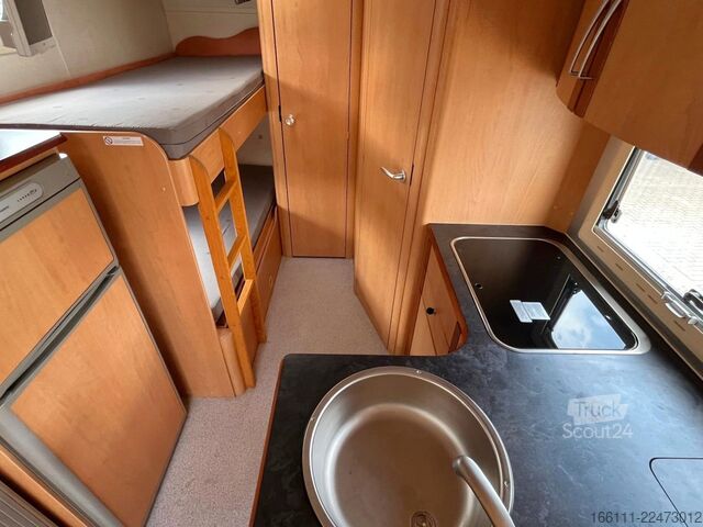 Alkovas kemperis EURAMOBIL A 695 VB - Etagenbetten - Garage - Markise - TV