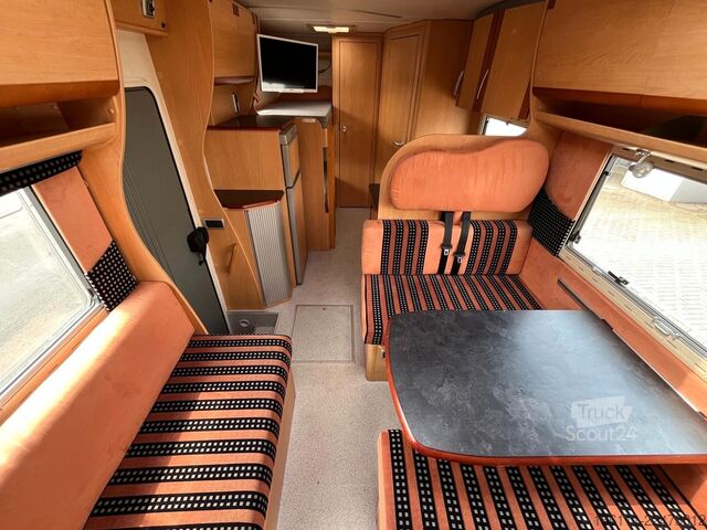 Alkovas kemperis EURAMOBIL A 695 VB - Etagenbetten - Garage - Markise - TV
