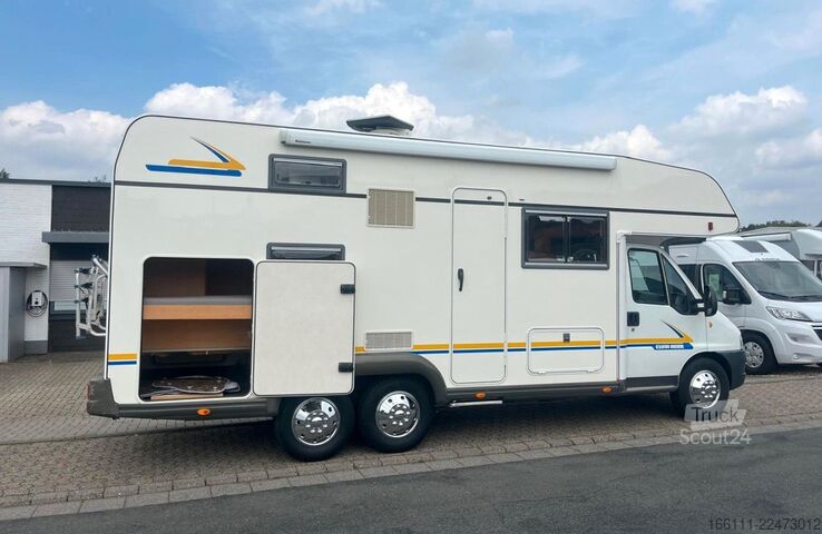 Alkovas kemperis EURAMOBIL A 695 VB - Etagenbetten - Garage - Markise - TV
