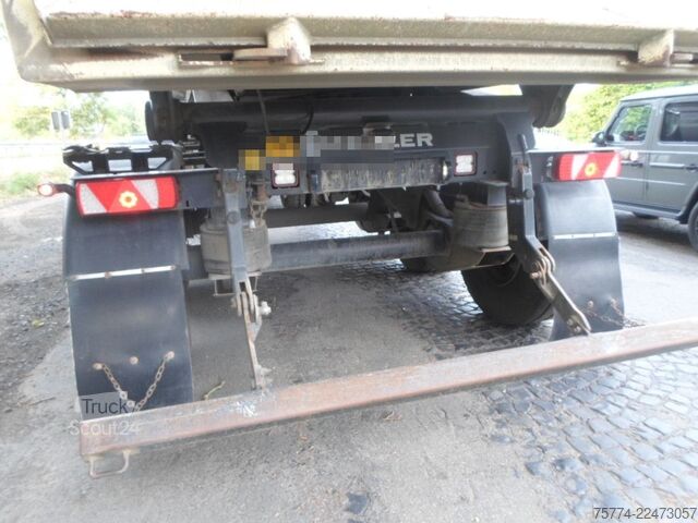 Semiremorcă basculantă MEILLER KISA 3/Stahlmulde/ca. 29 m/E-Verdeck