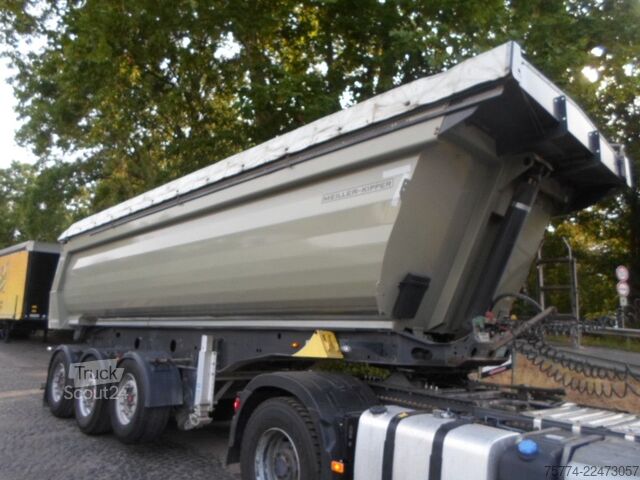 Semiremorcă basculantă MEILLER KISA 3/Stahlmulde/ca. 29 m/E-Verdeck