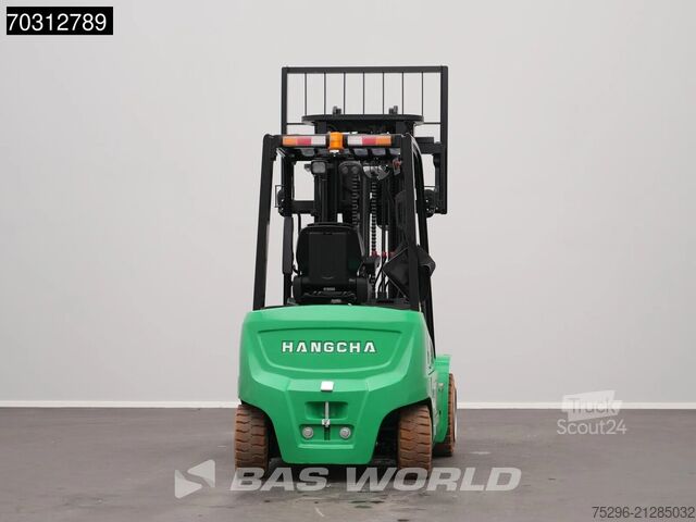 Carretilla elevadora Hangcha CPD35 Li-ion - Triplex - Free lift - Side shift