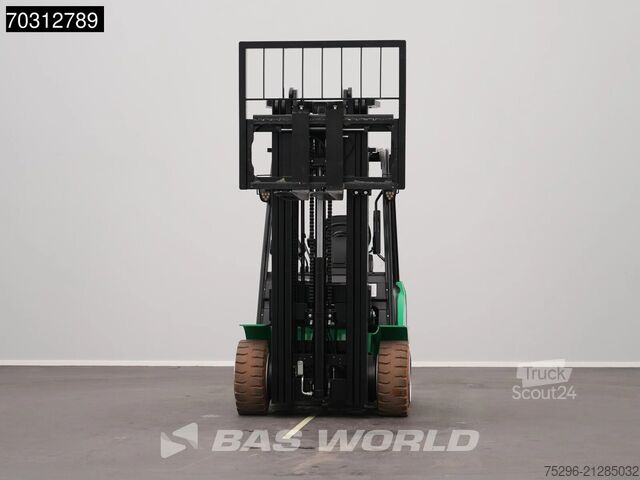 Carretilla elevadora Hangcha CPD35 Li-ion - Triplex - Free lift - Side shift