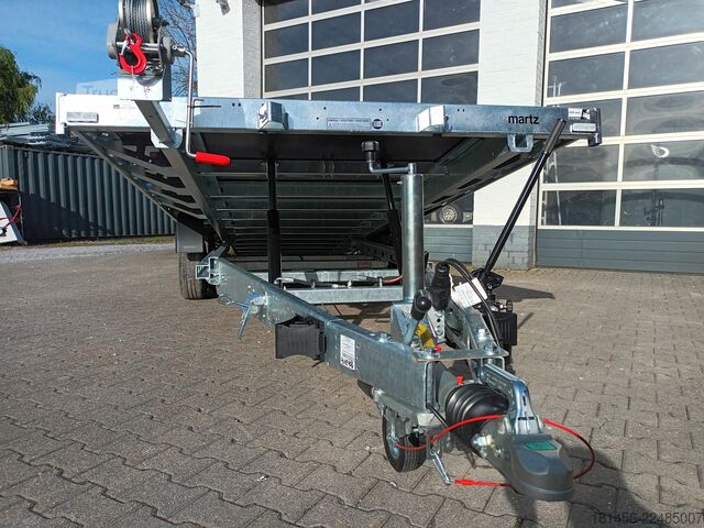 Släpvagn för tunga maskiner Martz Universal GT KIPP 500/2 S 500x210cm