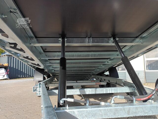 Släpvagn för tunga maskiner Martz Universal GT KIPP 500/2 S 500x210cm