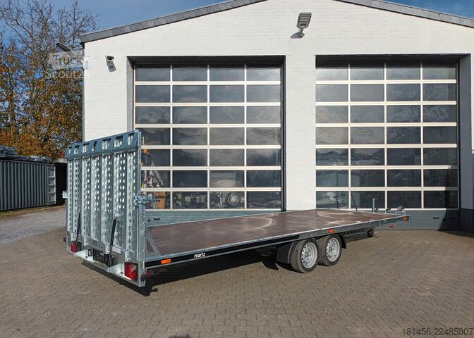 Släpvagn för tunga maskiner Martz Universal GT KIPP 500/2 S 500x210cm