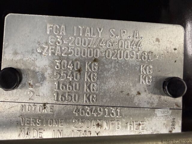 Panel kombi FIAT Ducato Hochr.-Kasten 30 140 L2H2 RS: 3450 mm
