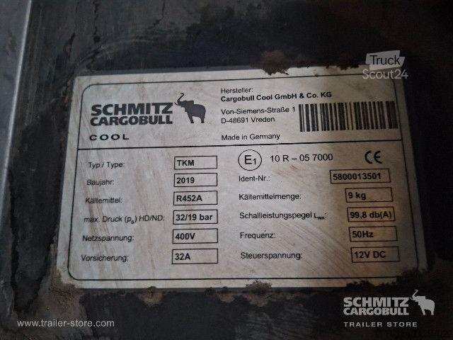 Refriģeratora puspiekabe Schmitz Cargobull Tiefkühler Multitemp Doppelstock Trennwand