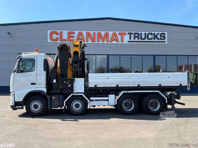  Volvo FH 500 8x4 Effer 65 Tonmeter laadkraan + Fly-Jib