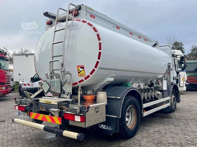 Camion-citerne Renault Premium 380 13390L,  5 COMPARTMENTS, 1st Owner...