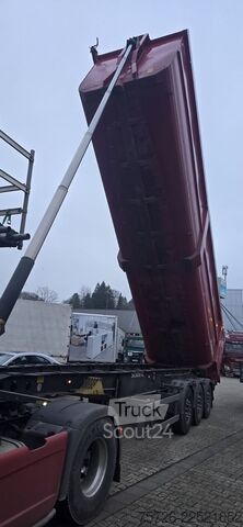 Semi-remorque benne SCHMITZ CARGOBULL SKI 24 SL 9,6, 1. Hand, D-Fzg. HU 03/27