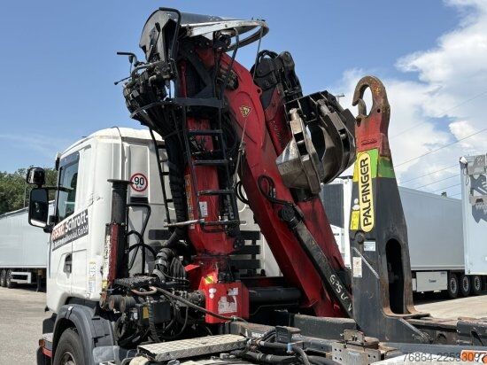 Kipper LKW SCANIA G480 6X2 ABROLLER MIT KRAN  ,RETARDER, EURO 5, SCHROTTGREIFER
