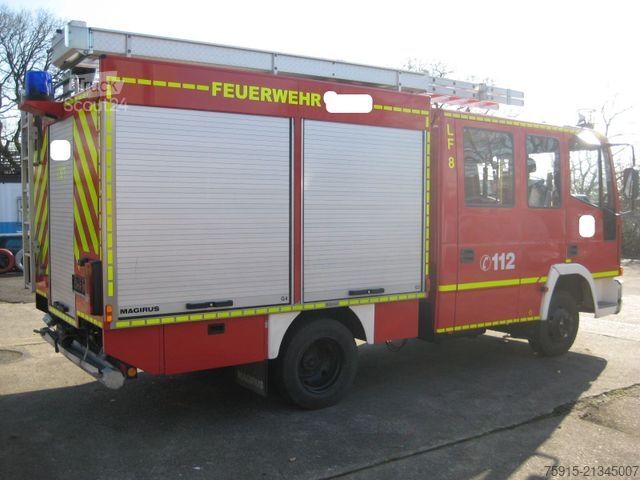 Itfaiye aracı IVECO FF 75E14 Feuerwehr LF 8/6 Magirus *TÜV 04-2027*