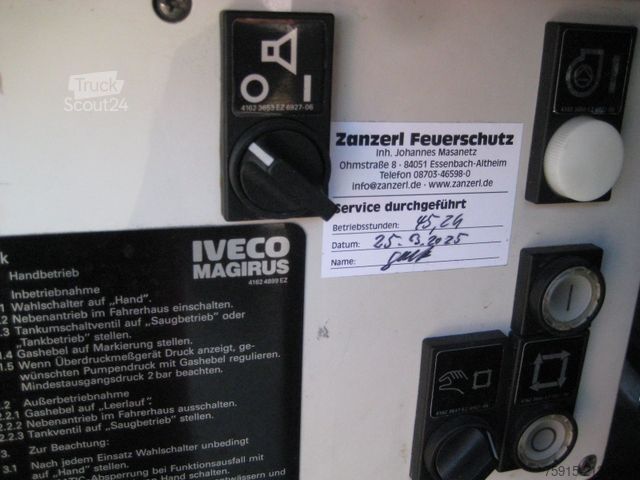 Itfaiye aracı IVECO FF 75E14 Feuerwehr LF 8/6 Magirus *TÜV 04-2027*