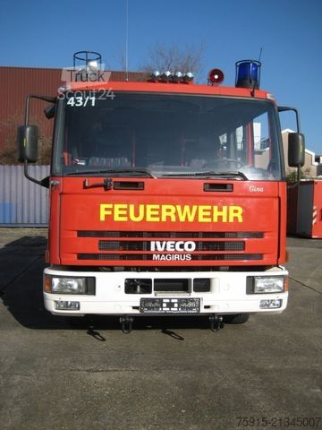 Itfaiye aracı IVECO FF 75E14 Feuerwehr LF 8/6 Magirus *TÜV 04-2027*