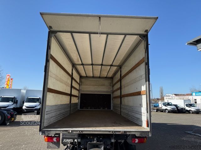 Φορτηγό πλατφόρμα με μουσαμά IVECO Eurocargo 160E28/P Plane& Spriegel E6C LBW 1500k