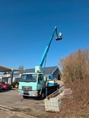 Lkw-Arbeitsbühne MAN L 2000 Wumag WT220* TÜV 2/27**Netto 19950 EUR