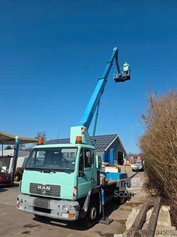 Lkw-Arbeitsbühne MAN L 2000 Wumag WT220* TÜV 2/27**Netto 19950 EUR