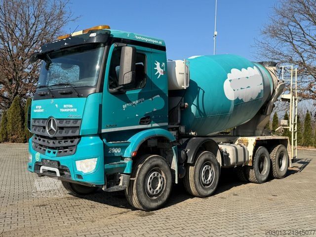 Betonmixer vrachtwagen MERCEDES-BENZ AROCS 3742 8x4 Betonmischer EUROMIX 10 m³