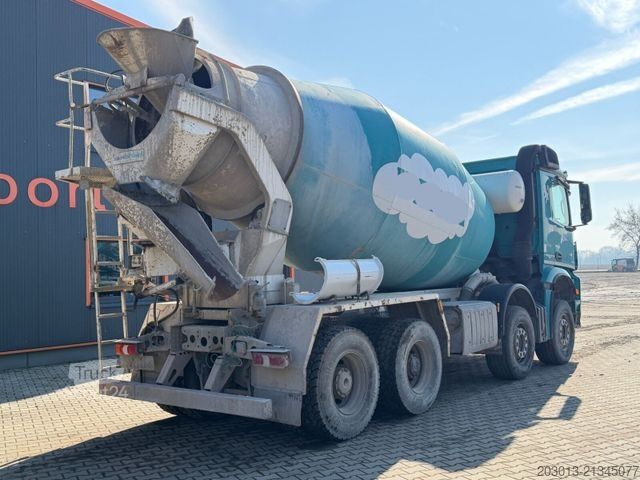 Betonmixer vrachtwagen MERCEDES-BENZ AROCS 3742 8x4 Betonmischer EUROMIX 10 m³