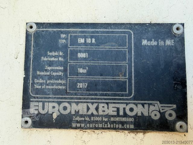 Betonmixer vrachtwagen MERCEDES-BENZ AROCS 3742 8x4 Betonmischer EUROMIX 10 m³