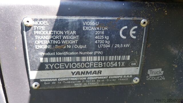 Minibagger < 7t Yanmar VIO50-U