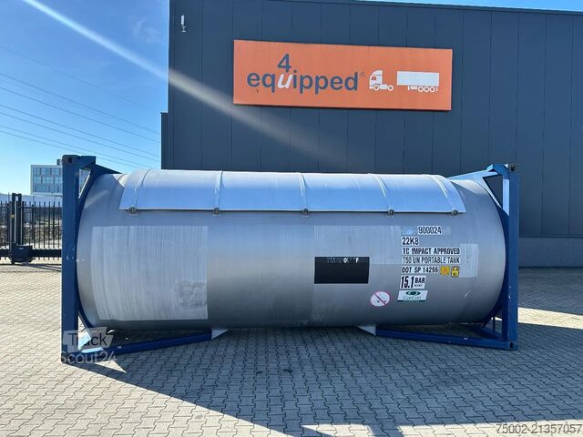 Contenitore cisterna Diversen 20FT ISO T50 Gastank / T50 / 25.000L / MAWP: 15...