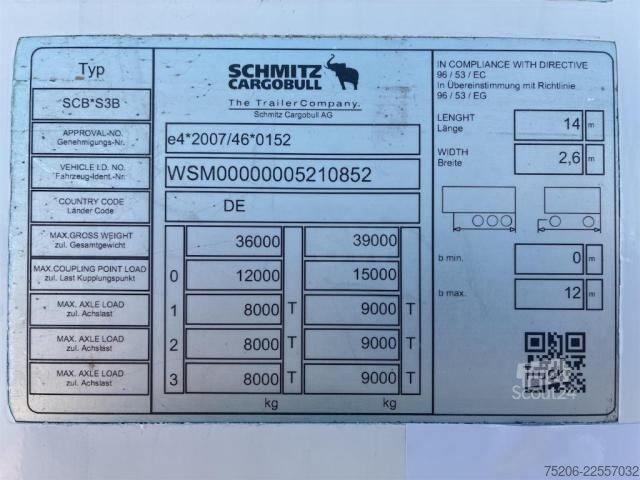 Kylmäkuljetuspuoliperävaunu  S.KO 24/L ? 13.4 FP 60 COOL Standard
