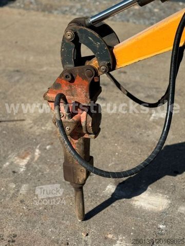 Minikoparka HYUNDAI HX10A Mikro Bagger hydraul. Fahrwerk Meißel