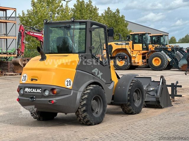Wiellader MECALAC AX 850 4x4 Schaufel Greifschaufel 8 Std.